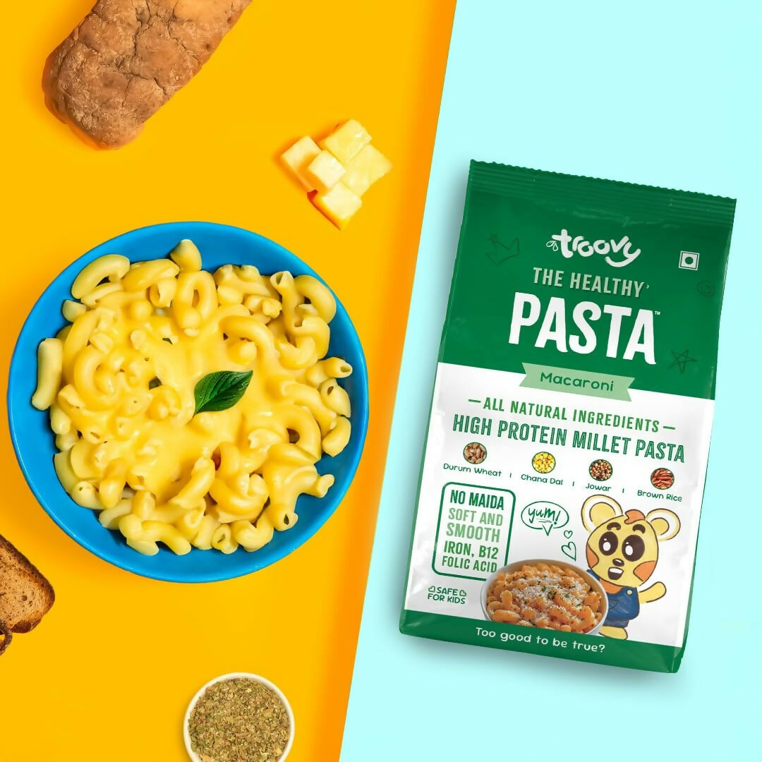 Troovy Millet Macaroni Pasta Protein & Iron rich  Grab2Buy Troovy Grab2Buy