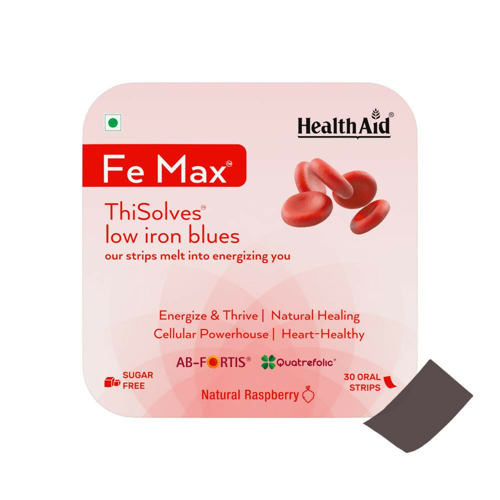 HealthAid Fe Max ThiSolves Oral Strips - Grab2buy