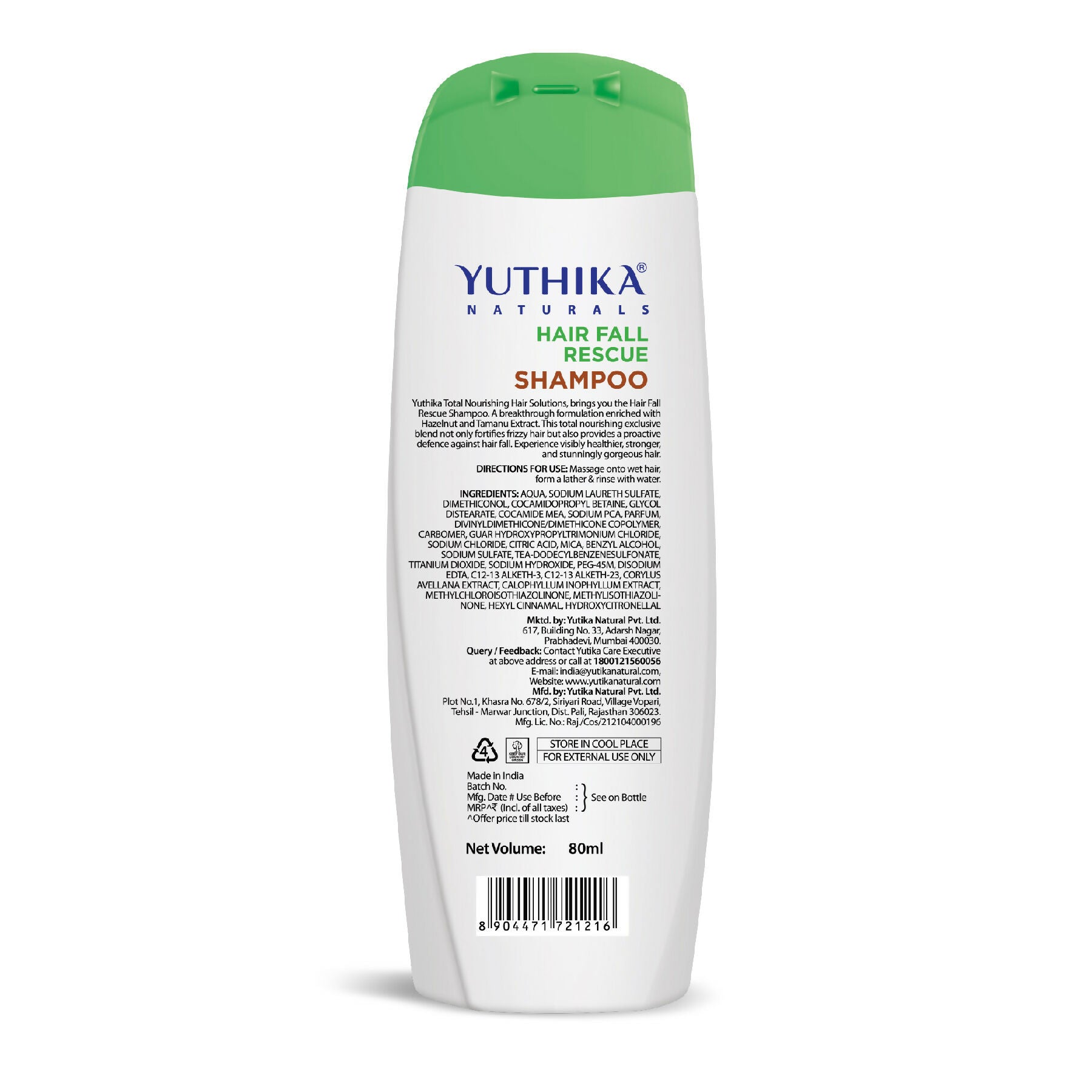 Yuthika Hair Fall Rescue Shampoo For Women & Men  Grab2Buy Yuthika Grab2Buy