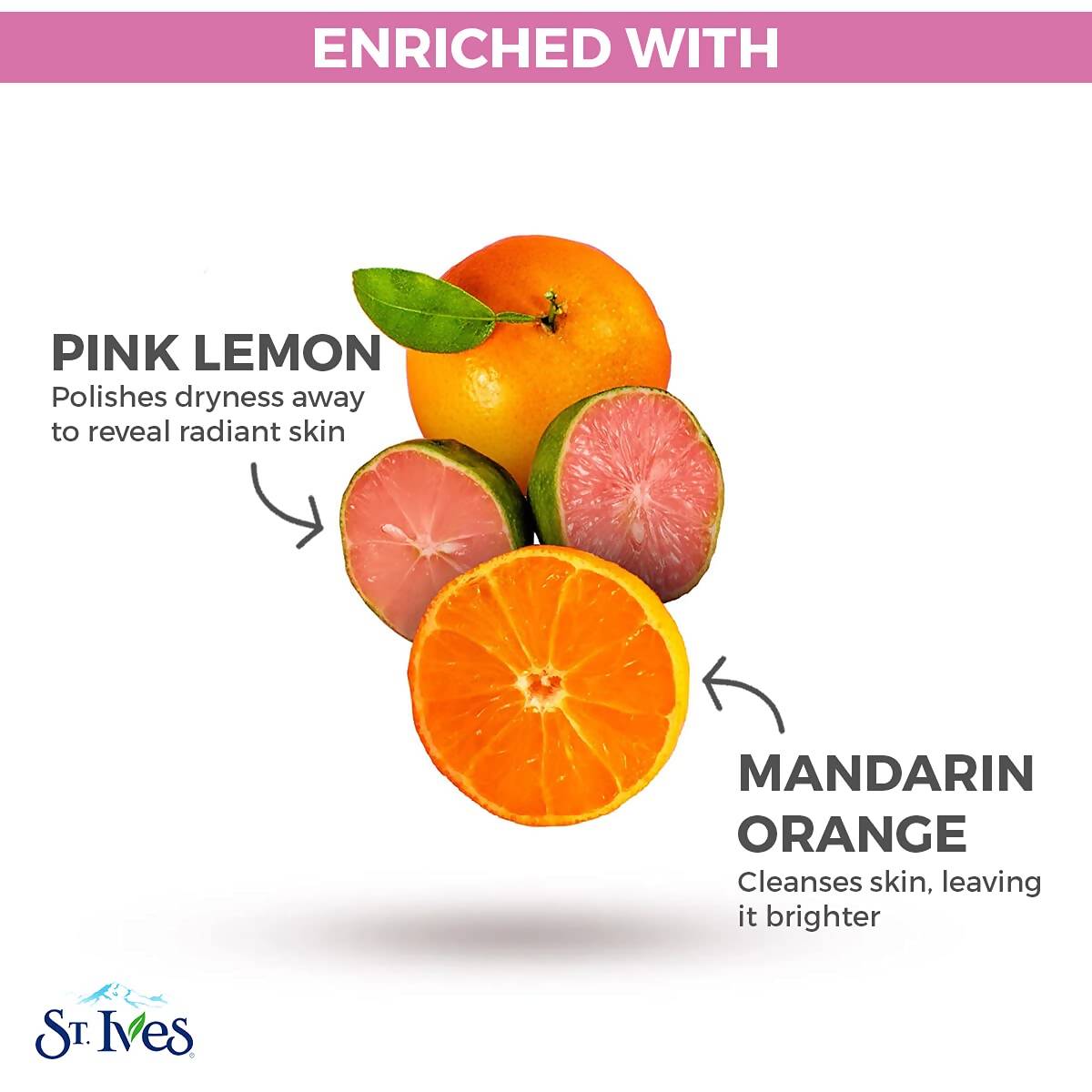 St. Ives Radiant Skin Pink Lemon and Mandarin Orange Scrub 