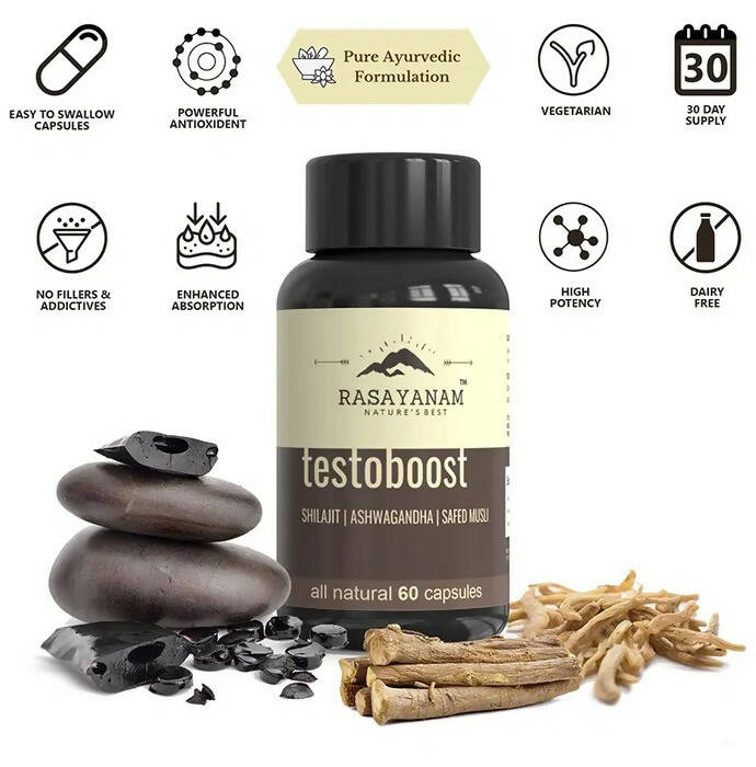 Rasayanam Testoboost Capsules - Grab2buy