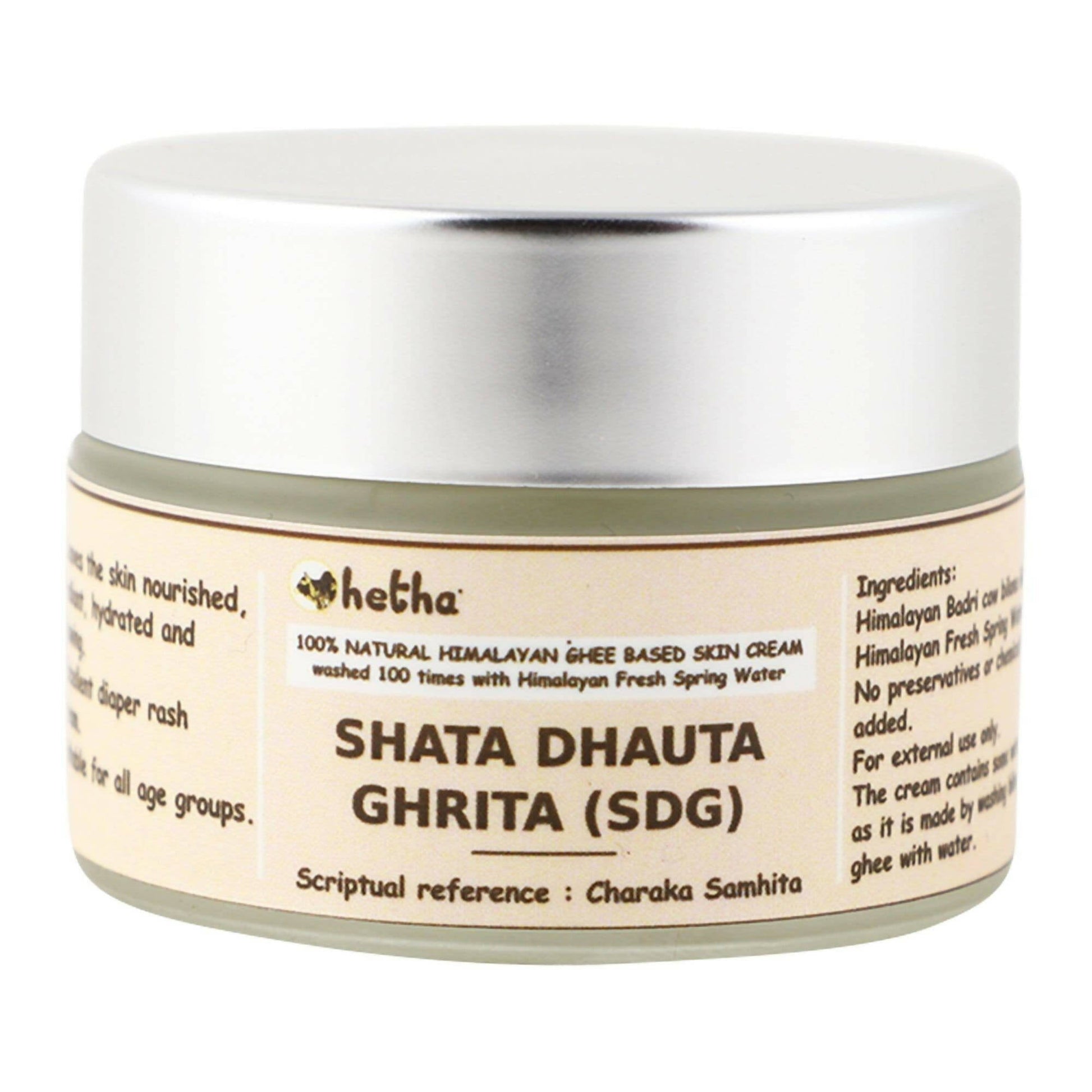 Hetha Shata Dhauta Ghrita Skin Cream - 100 times washed - Grab2buy