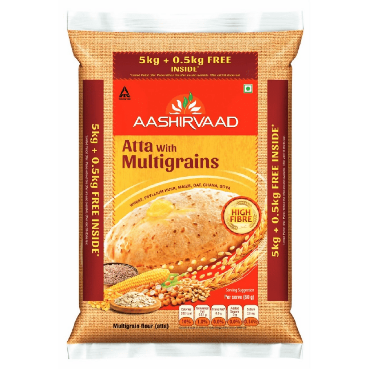 Aashirvaad Atta with Multigrains 