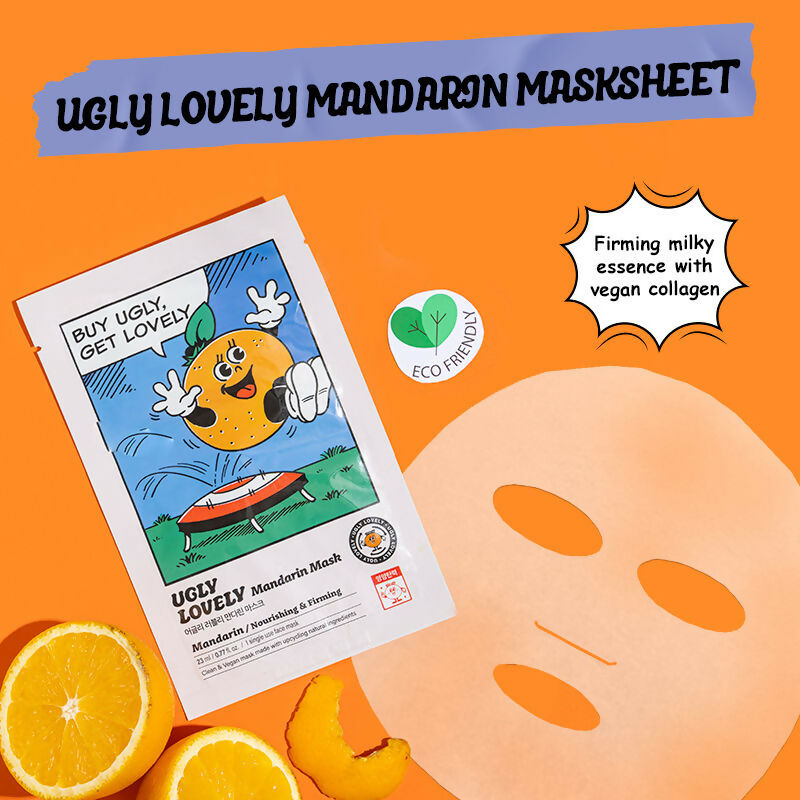The Face Shop Ugly Lovely Mandarin Mask  Grab2Buy The Face Shop Grab2Buy
