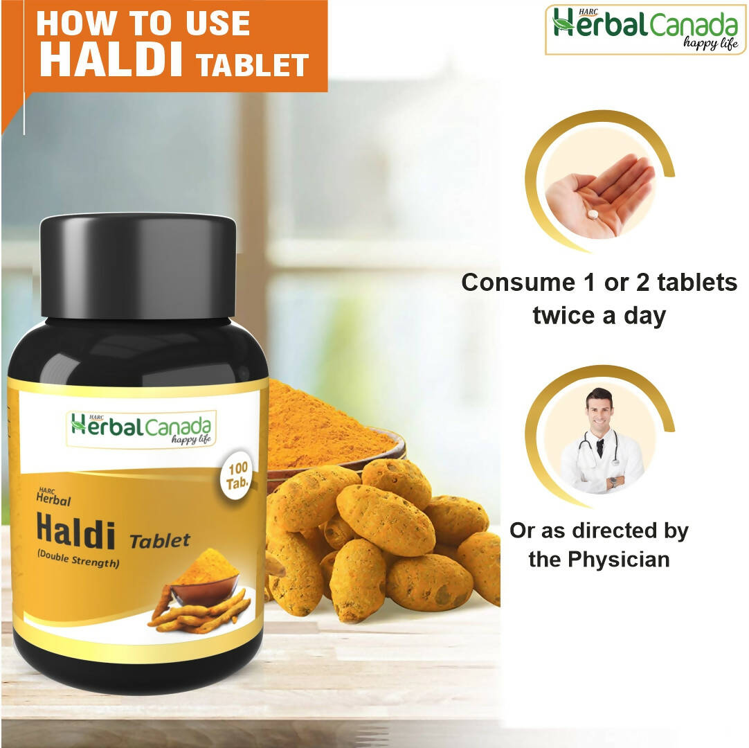 Herbal Canada Haldi Tablets 