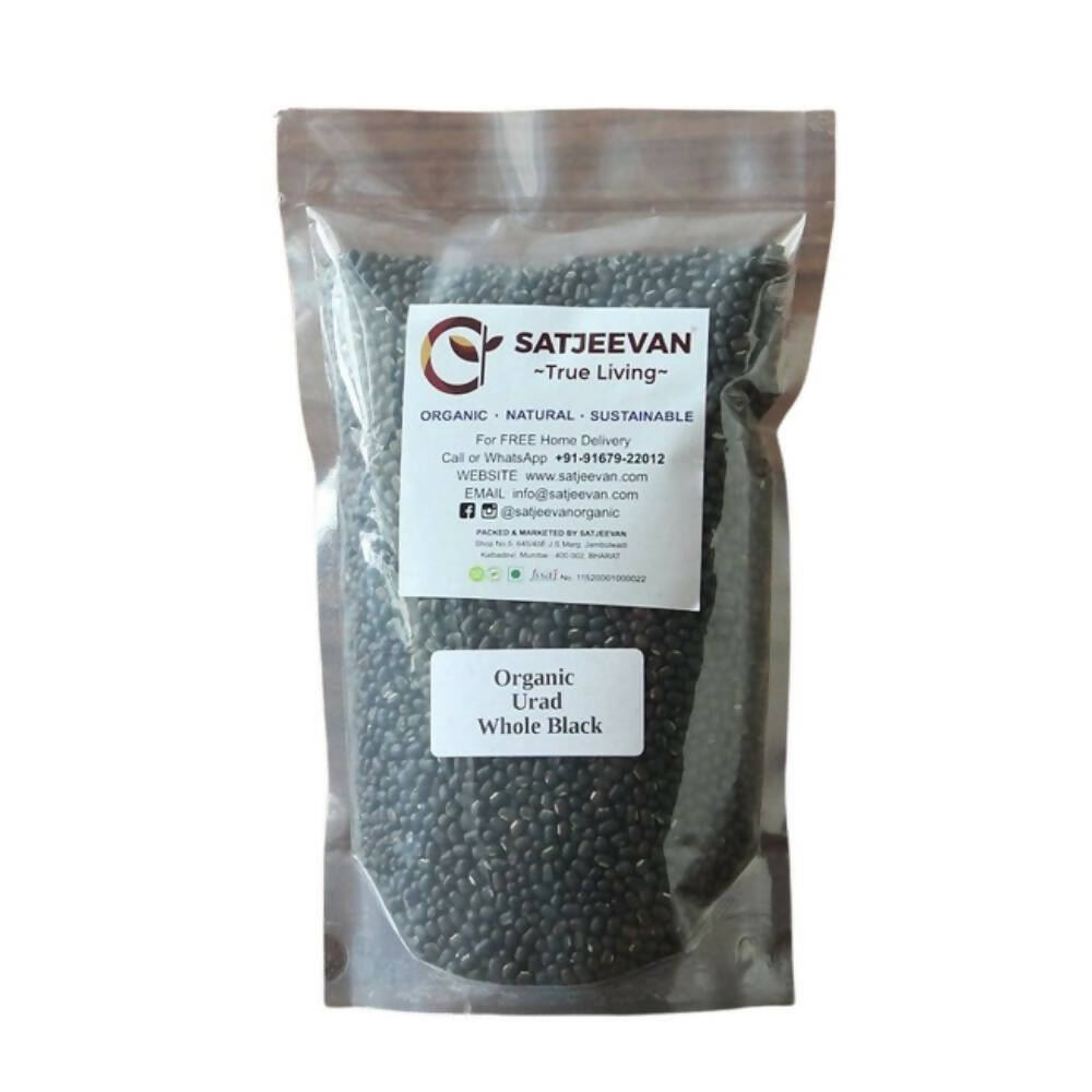 Satjeevan Organic Urad Whole Black - Grab2buy