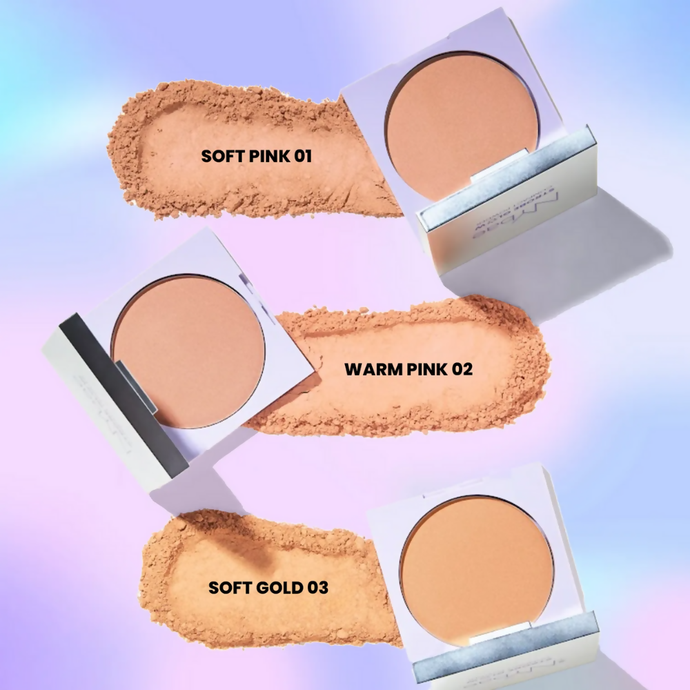 NY Bae Strobe Glow Compact Powder – Soft Pink 01