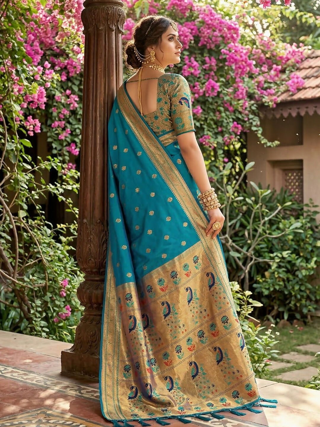Shree Shyam Fashion Sky Blue Soft Silk Saree
