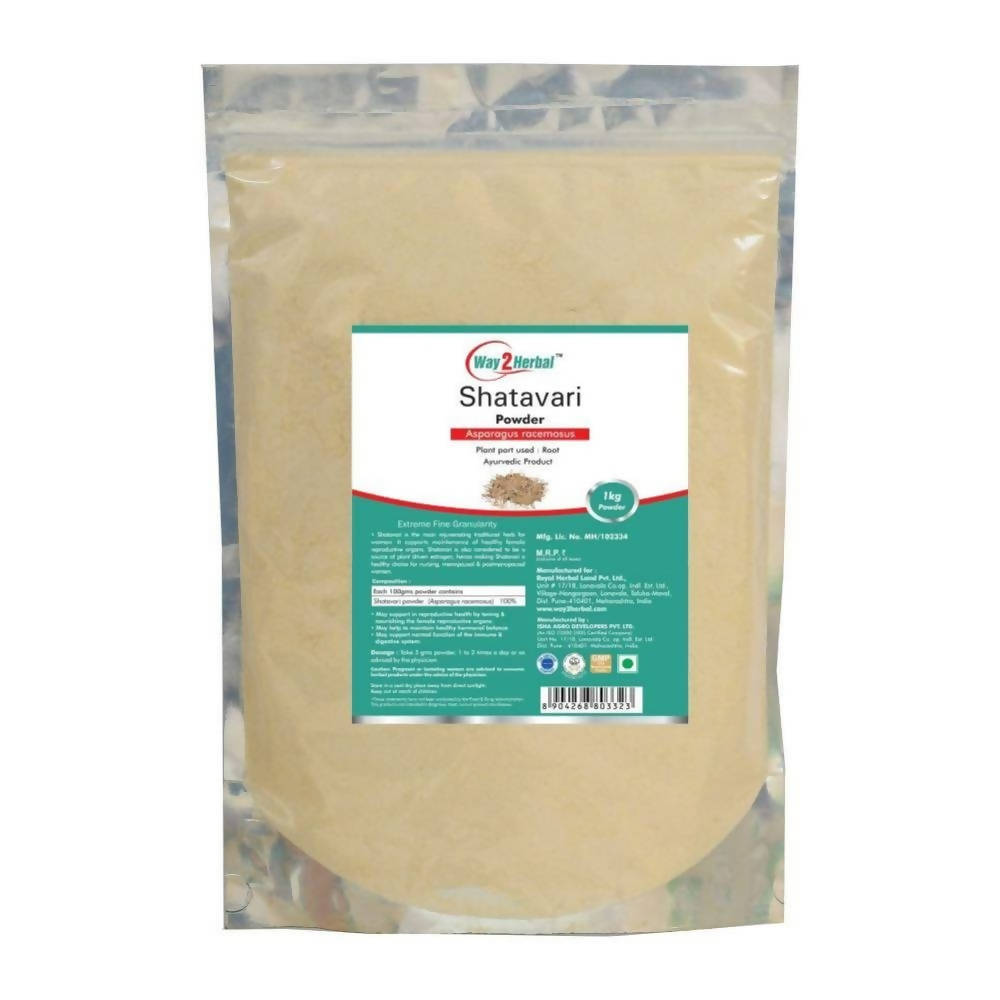 Way2herbal Organic Shatavari Powder 