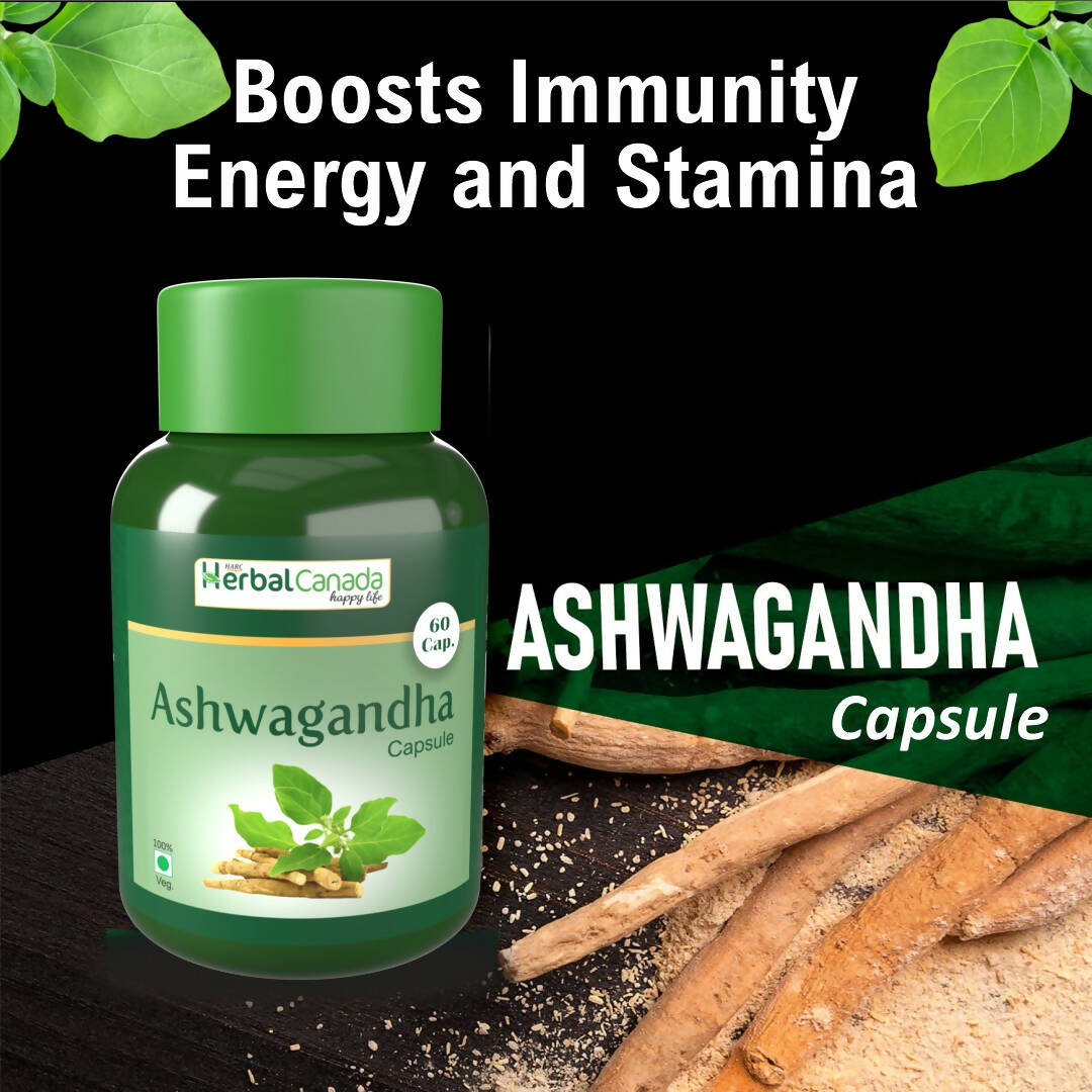 Herbal Canada Ashwagandha Capsules - Grab2buy