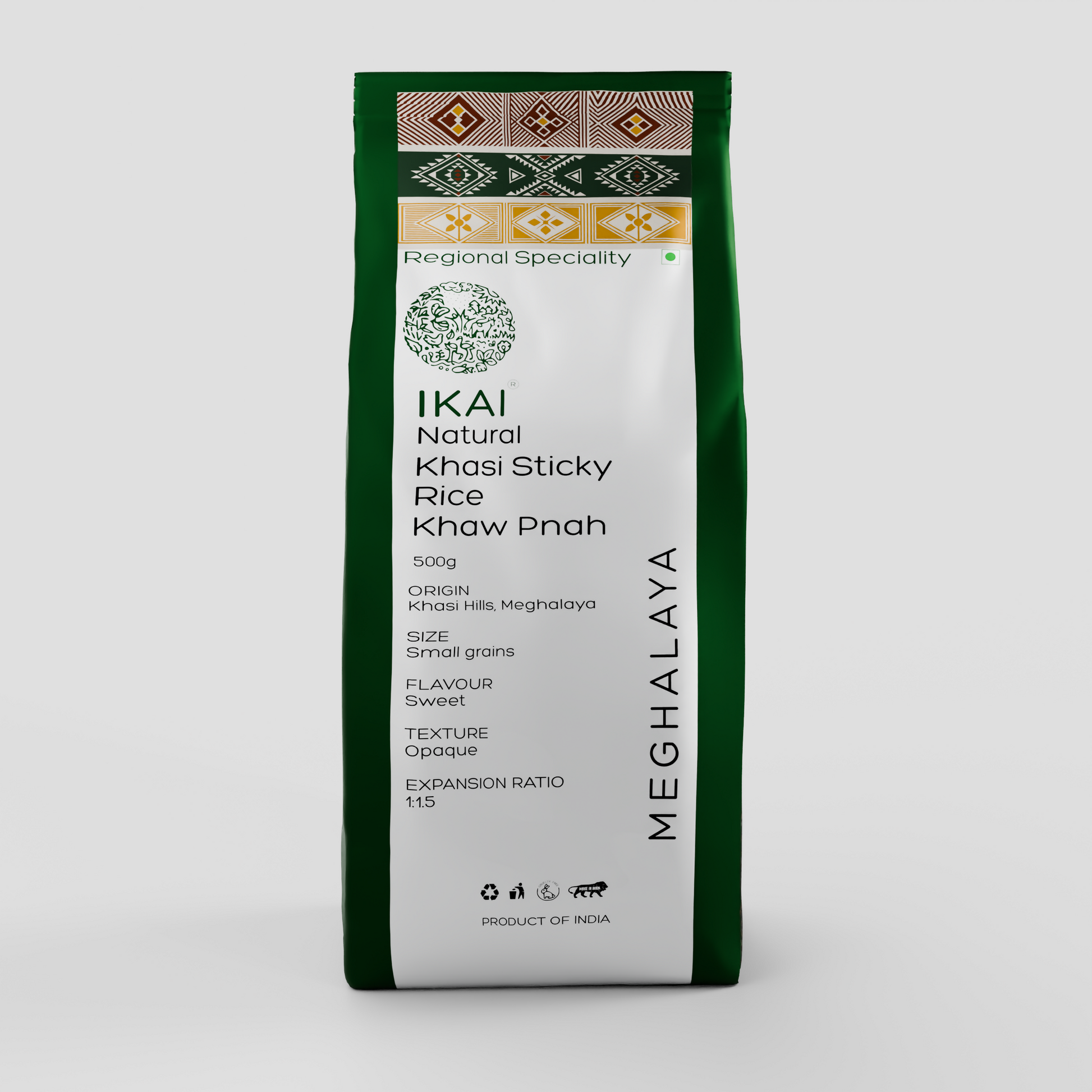 2 - Natural Khasi Sticky Rice - 500 gm