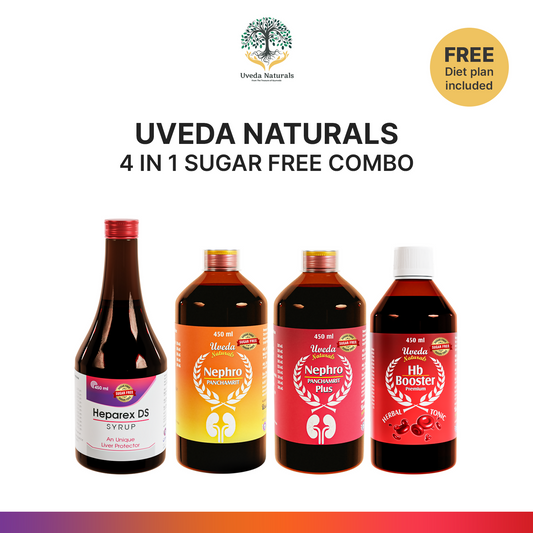 Uveda Naturals 4-in-1 Sugar Free Combo 