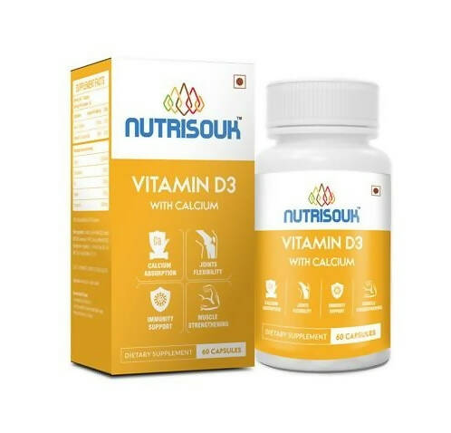 Nutrisouk Vitamin D3 Capsules - Grab2buy