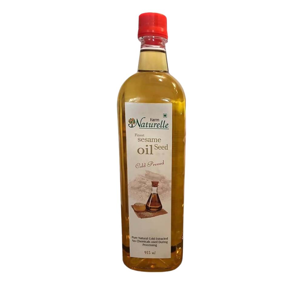 Farm Naturelle Cold Pressed Virgin White Sesame Seed Oil 