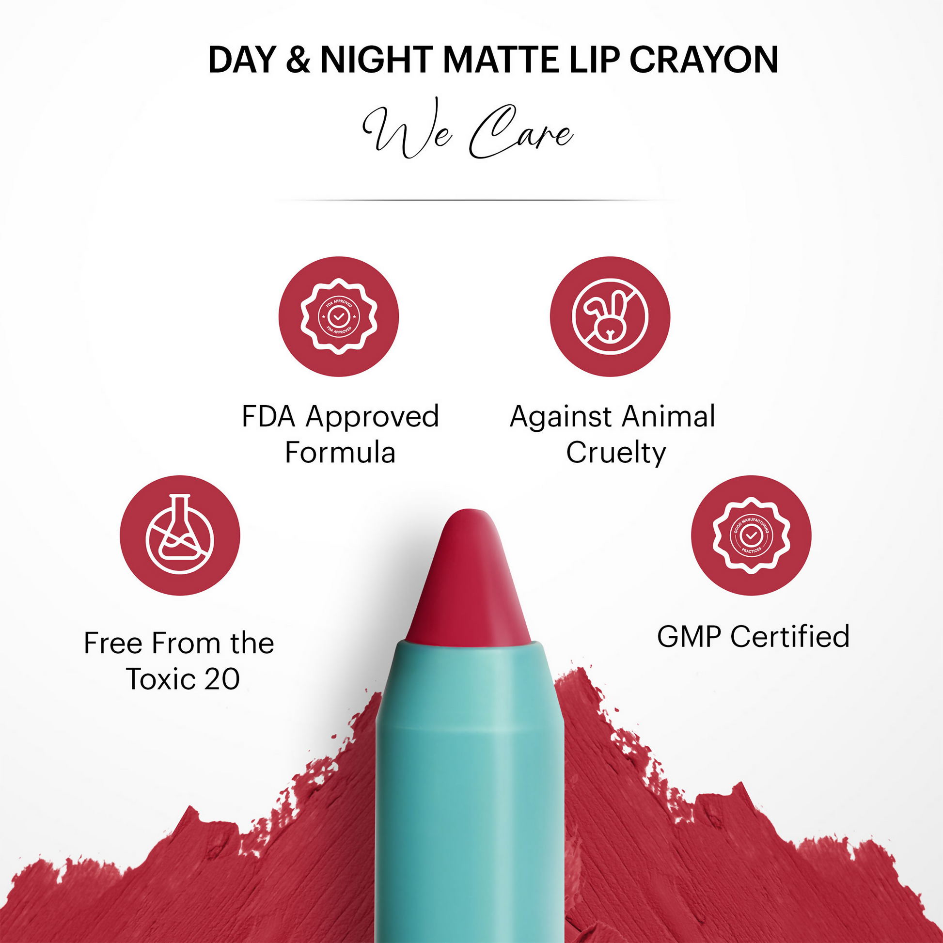 Parul Garg Beauty Day & Night Creamy Matte Lip Crayon - Empress 35