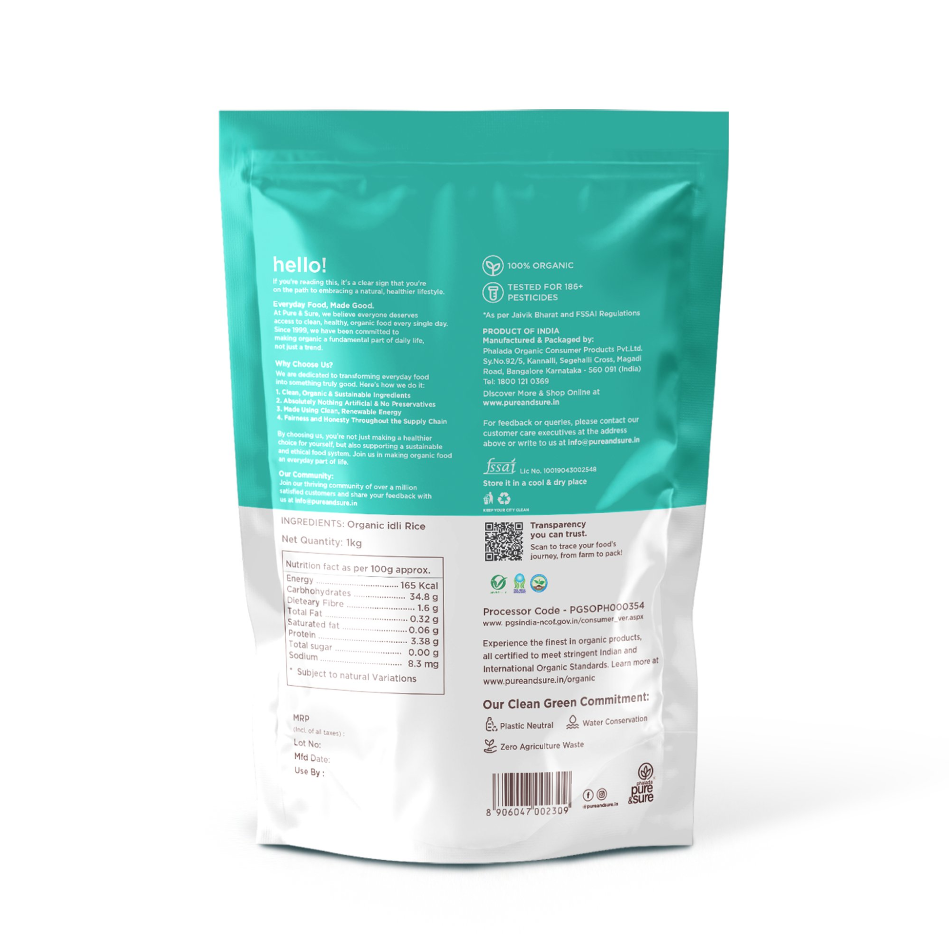 Pure & Sure Organic Idly Rice