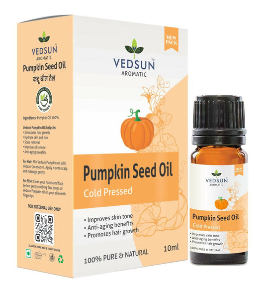 Vedsun Naturals Pumpkin Oil Pure & Organic for Skin and Fragrance - Grab2buy
