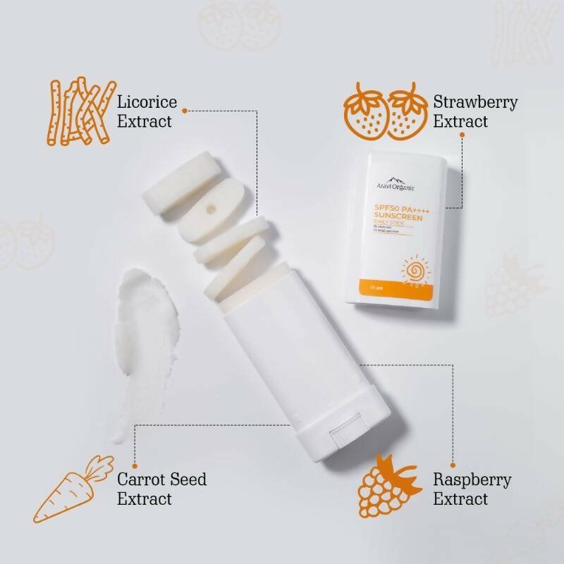 Aravi Organic SPF 50+ Daily Sunscreen Stick 