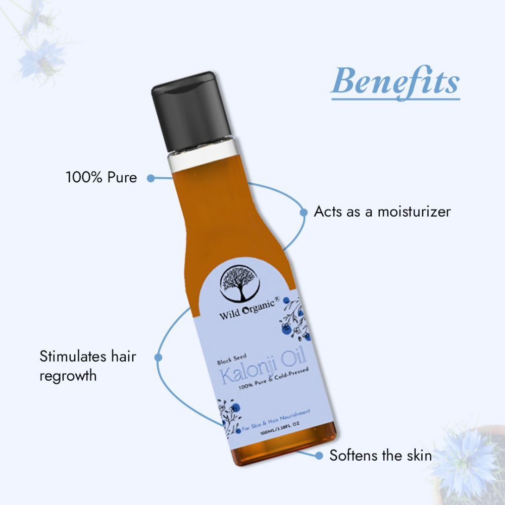 Wild Organic Cold Pressed Black Seed Kalonji Oil  Grab2Buy Wild Organic Grab2Buy