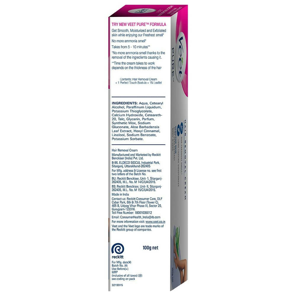 Veet Pure Hair Removal Cream for Women - Sensitive Skin 
