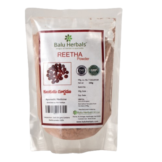 Balu Herbals Reetha (Kumkudu) Powder 