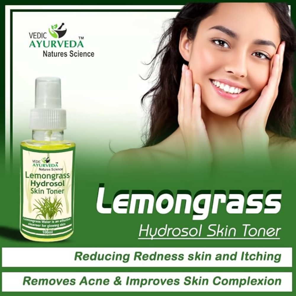 VedicAyurveda Lemongrass Hydrosol Skin Toner  Grab2Buy VedicAyurveda Grab2Buy