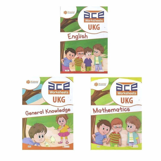 UKG Kids ACE All-in-One Worksheets 260 pages (KG 2)  Grab2Buy Books Grab2Buy