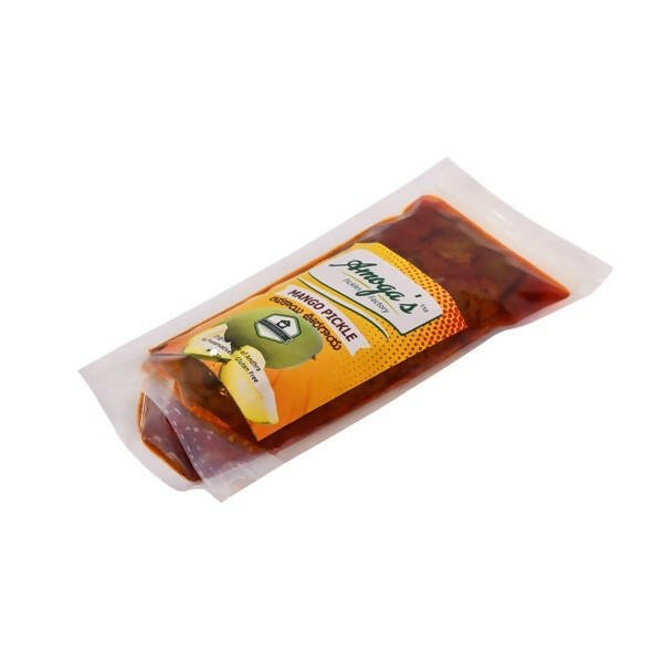 Amoga's Pickles Factory Andhra Authentic Mango Avakaya Pickle without Garlic - Grab2buy