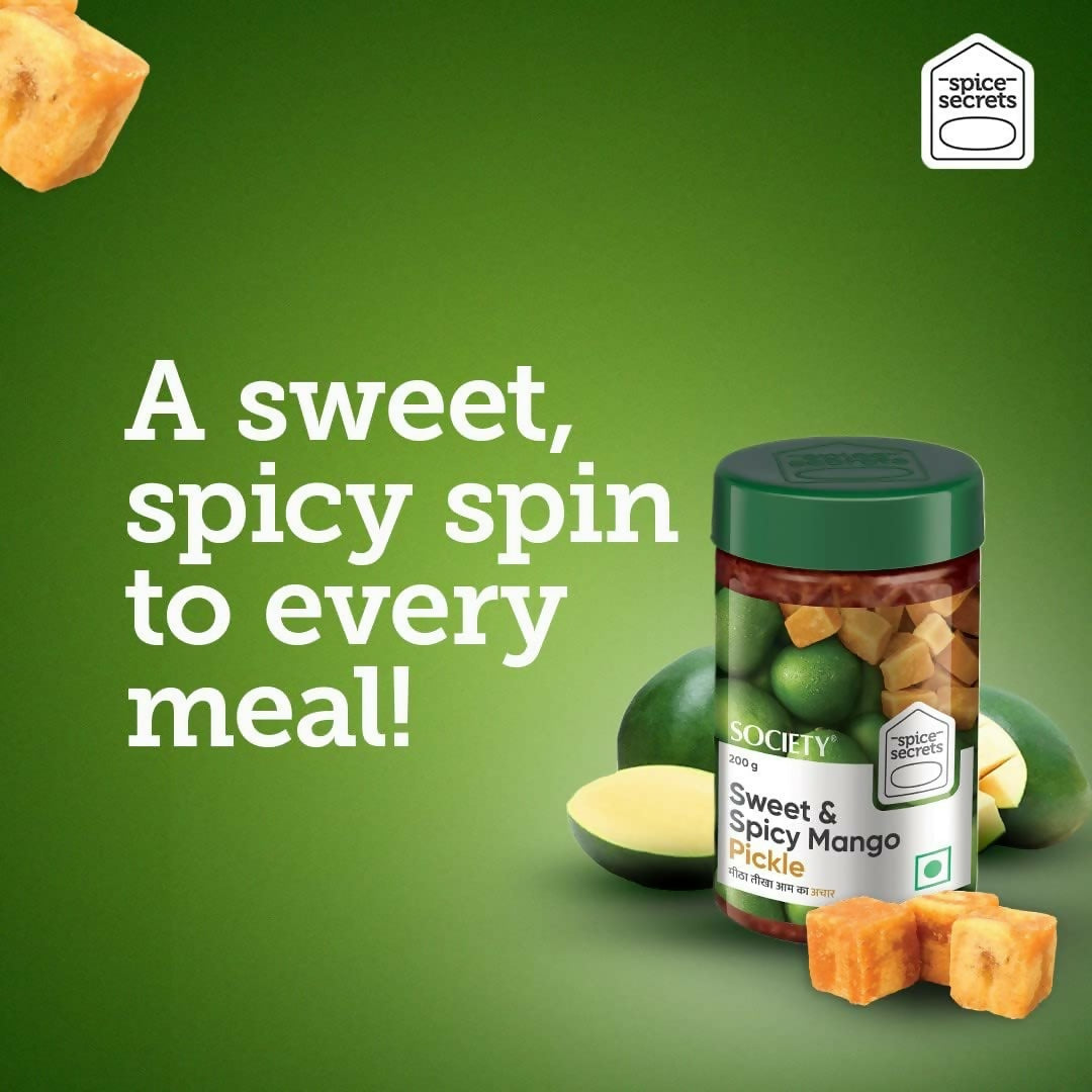 Society Sweet & Spicy Mango Pickle Jar 