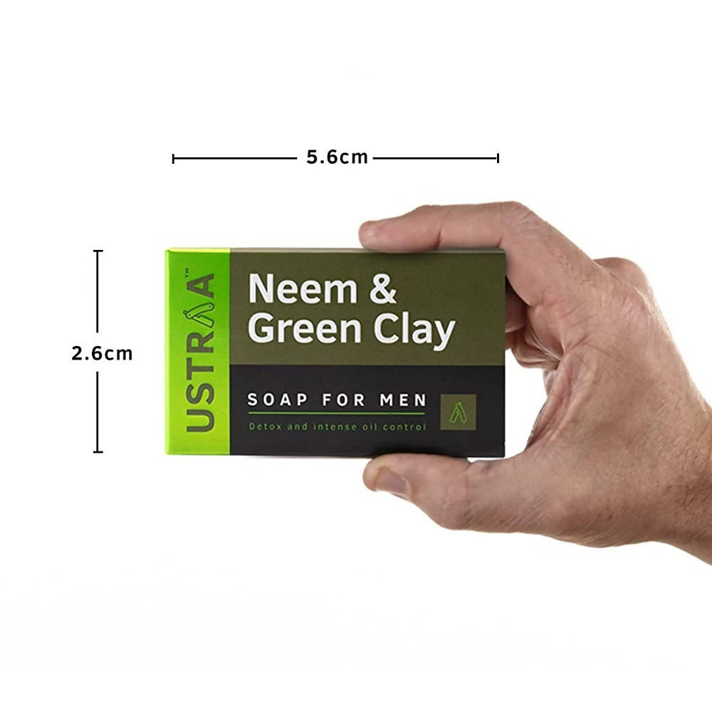 Ustraa Neem & Green Clay Soap For Men  Grab2Buy Ustraa Grab2Buy