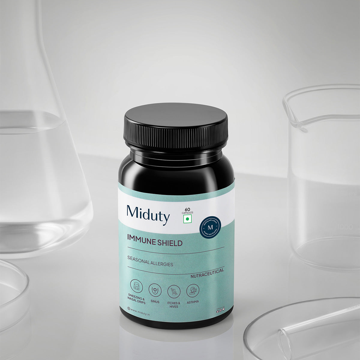 Miduty by Palak Notes Immune Shield Seasonal Allergies Capsules - Grab2buy