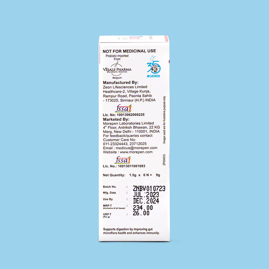 Dr Morpen Intebact Insta Probiotic 2Bn (Vanilla Flavour) - Distacart