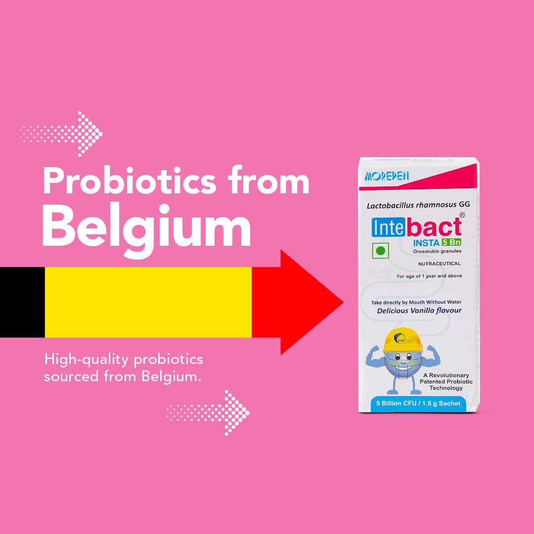 Dr Morpen Intebact Insta Probiotic 5Bn (1.5Gm) - 6 Sachets 