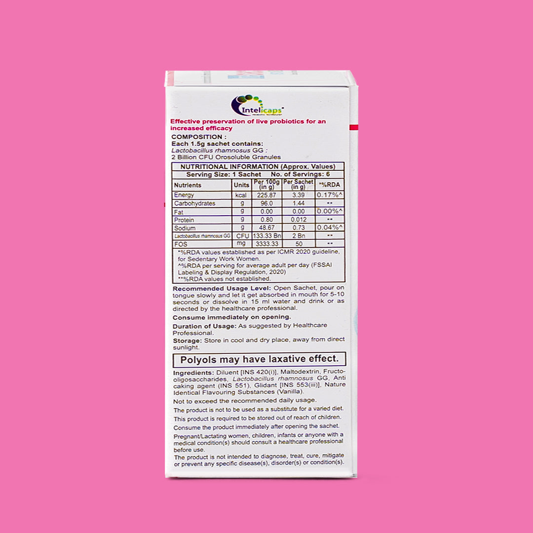 Dr Morpen Intebact Insta Probiotic 5Bn (1.5Gm) - 6 Sachets 