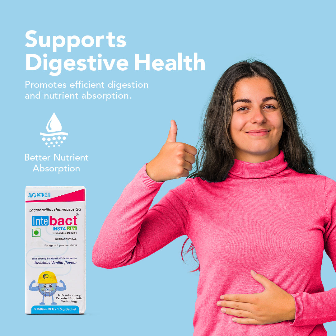 Dr Morpen Intebact Insta Probiotic 5Bn (1.5Gm) - 6 Sachets 