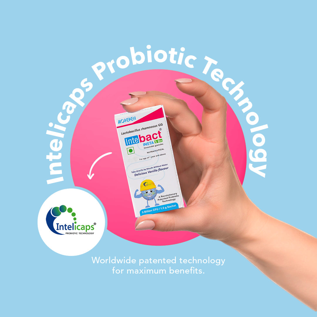 Dr Morpen Intebact Insta Probiotic 5Bn (1.5Gm) - 6 Sachets 