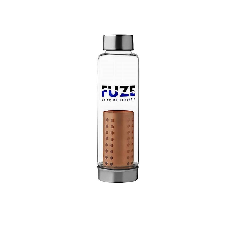 Fuze Glass Bottle With Pure Copper Filter  Grab2Buy Fuze Grab2Buy