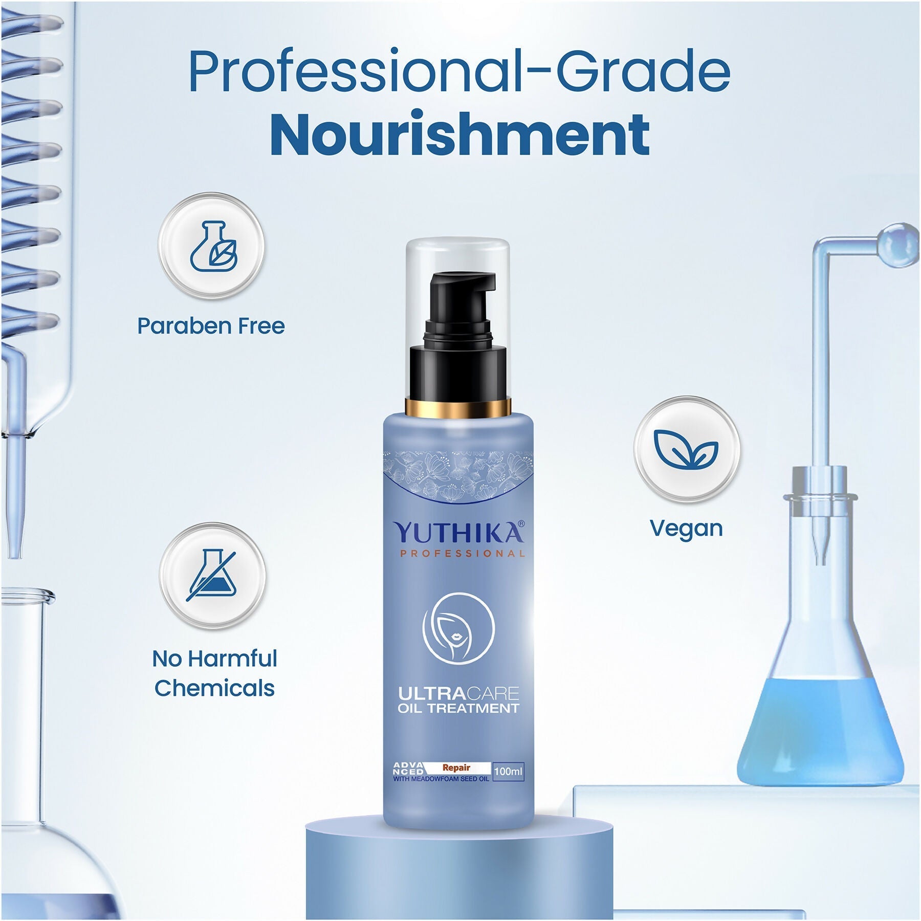 Yuthika Hair Oil - UltraCare Hair Treatment Oil  Grab2Buy Yuthika Grab2Buy