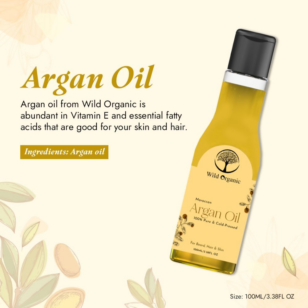 Wild Organic Cold Pressed Argan Hair Oil  Grab2Buy Wild Organic Grab2Buy
