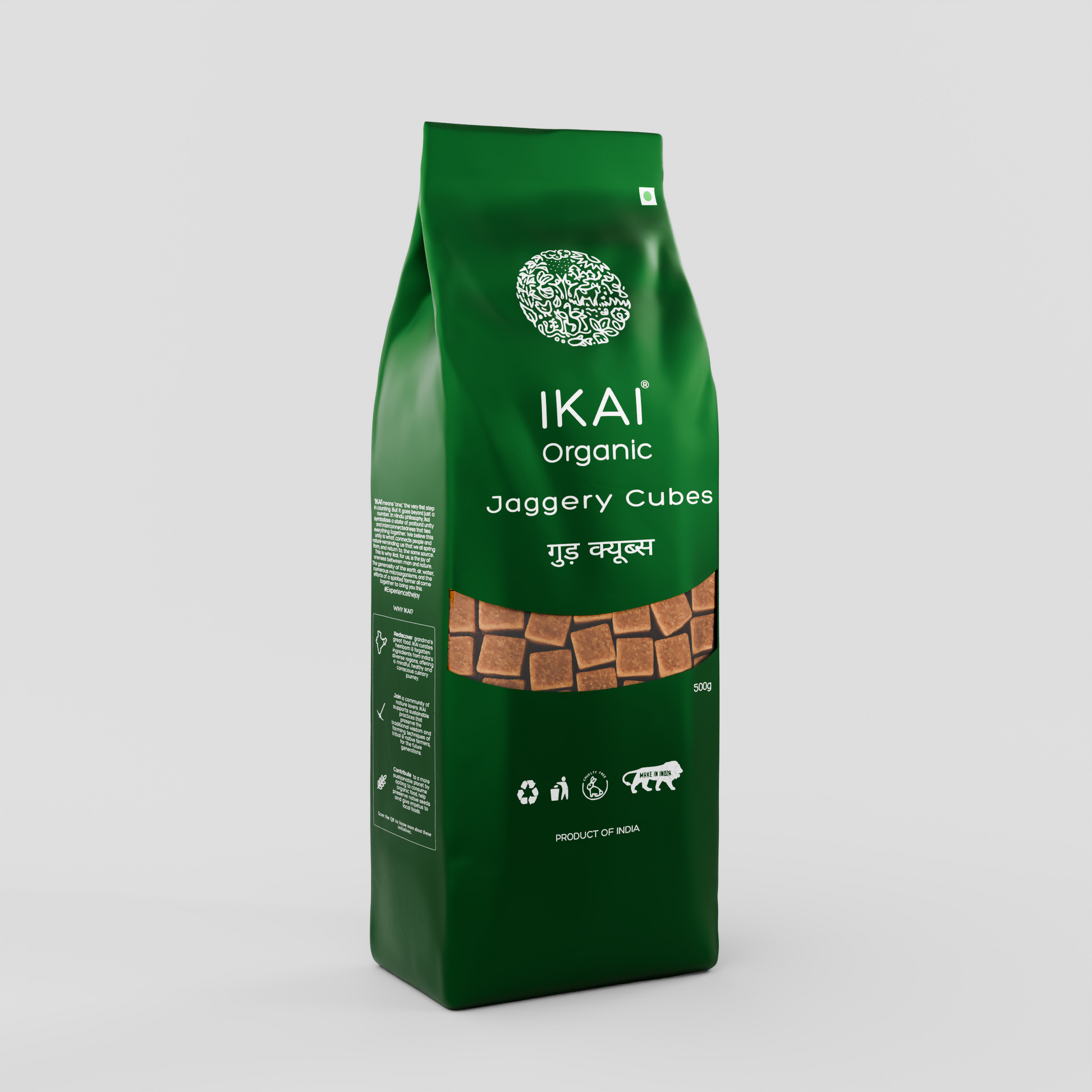 1 - Organic Jaggery Cubes - 500 gm