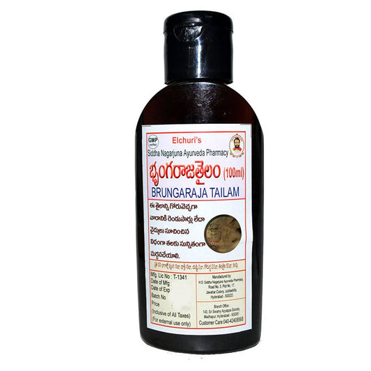 Siddha Nagarjuna Ayurveda Brungaraja Tailam - Grab2buy