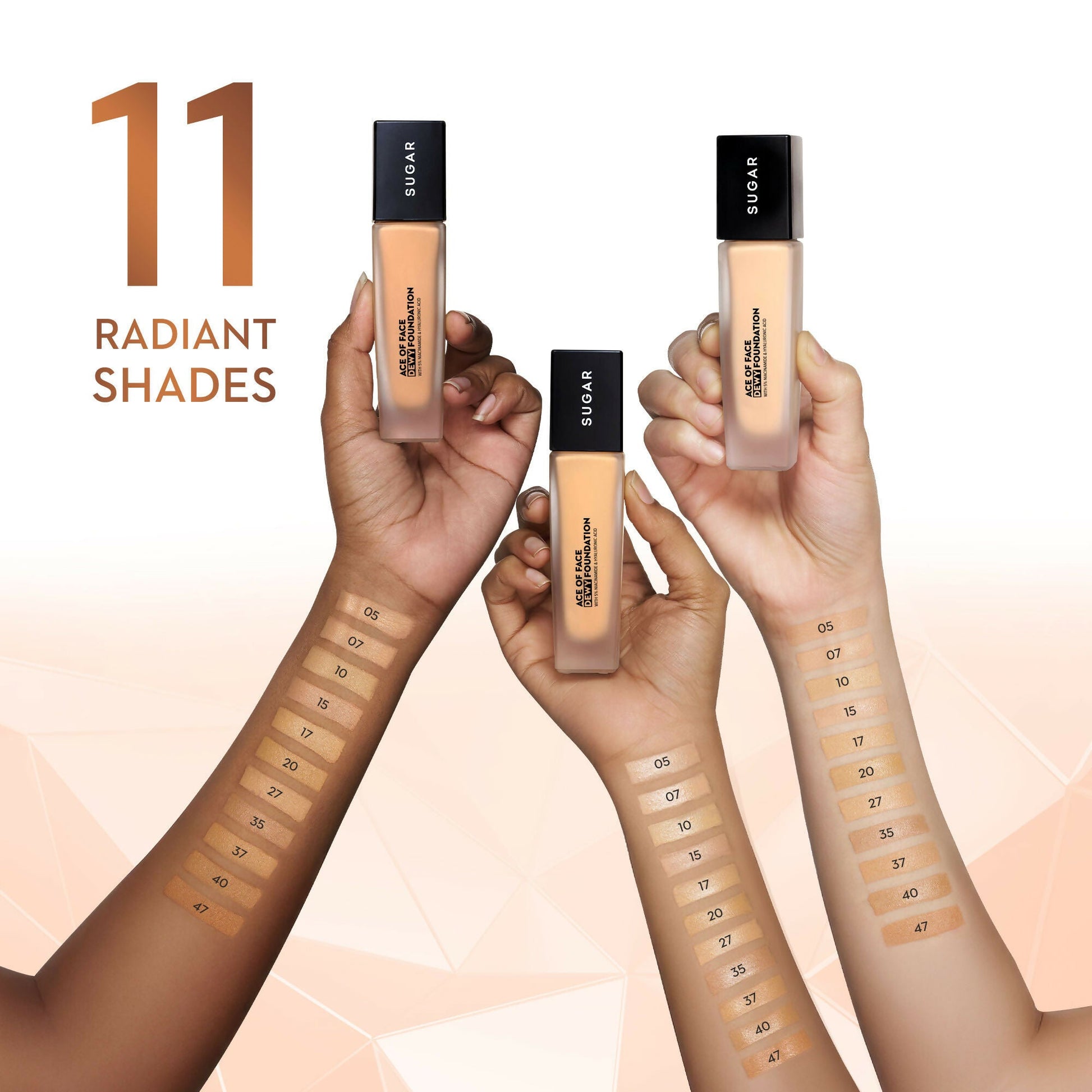 Sugar Ace Of Face Dewy Foundation - 17 Raf