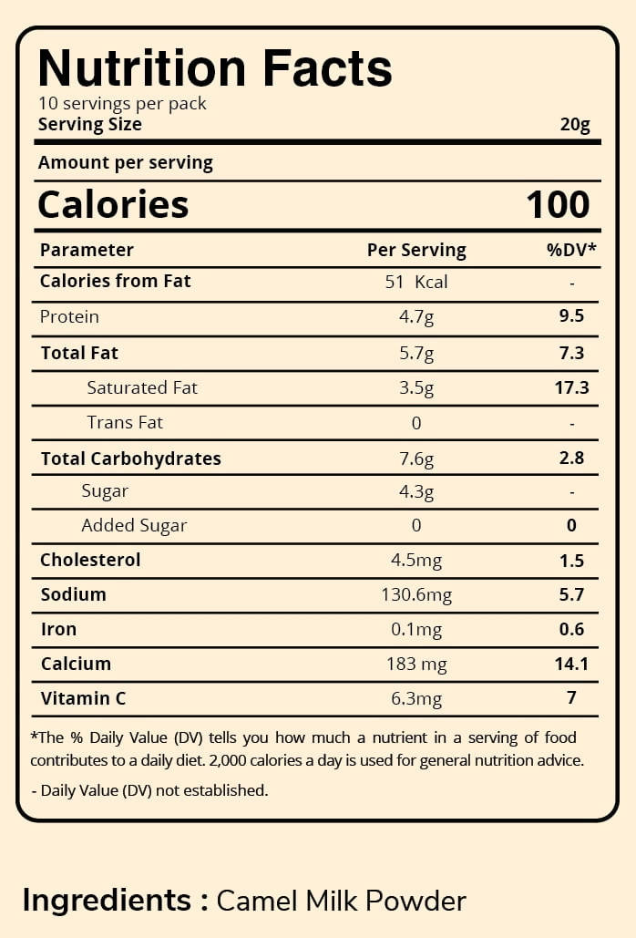 Hye Foods Camel Milk Powder 