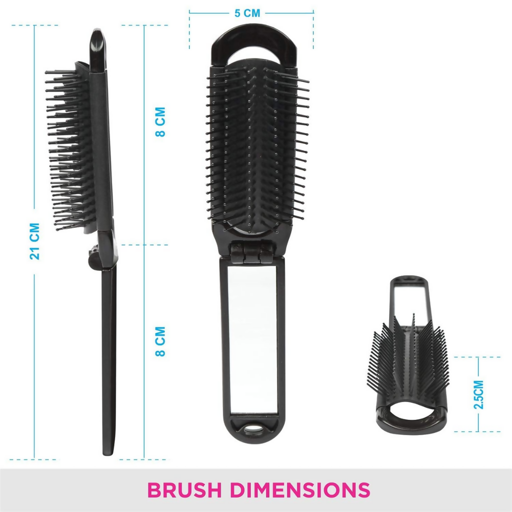 Vega Folding Hair Brush with Mirror  Grab2Buy Vega Grab2Buy