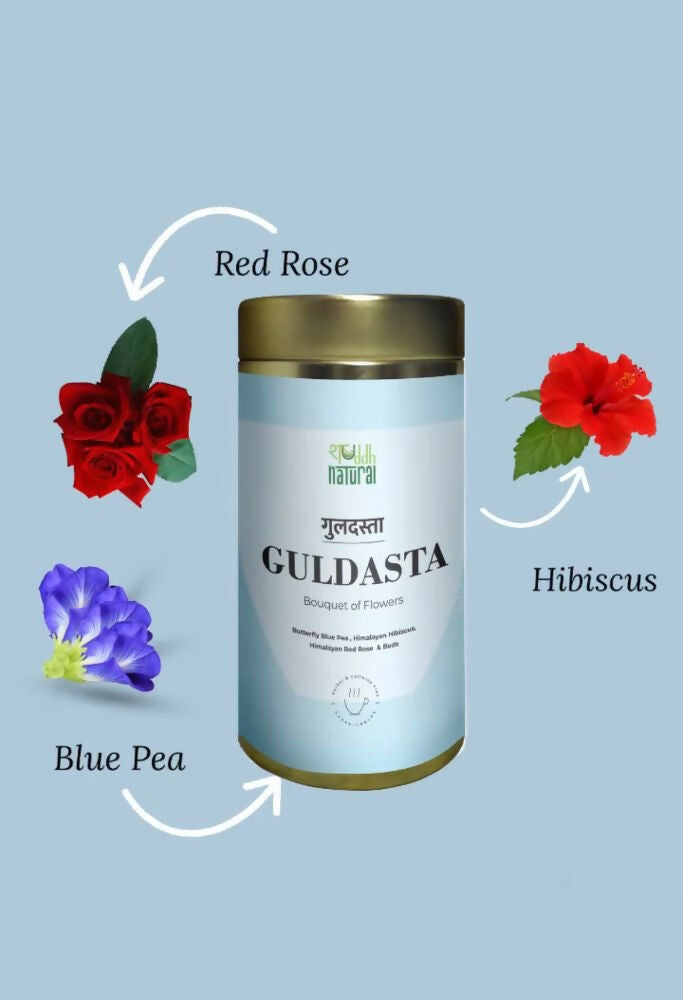Shuddh Natural Brain Booster Guldasta Floral Tea 