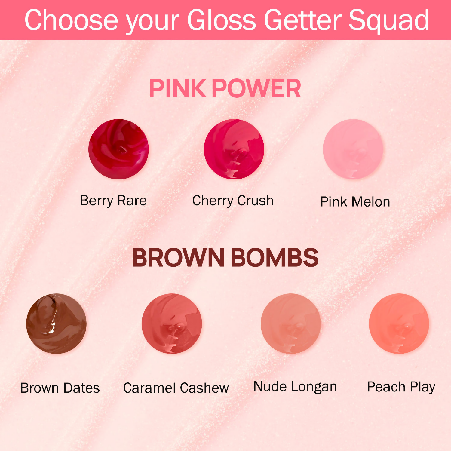 NY Bae Gloss Getter Lip Gloss - Pink Melon 02 