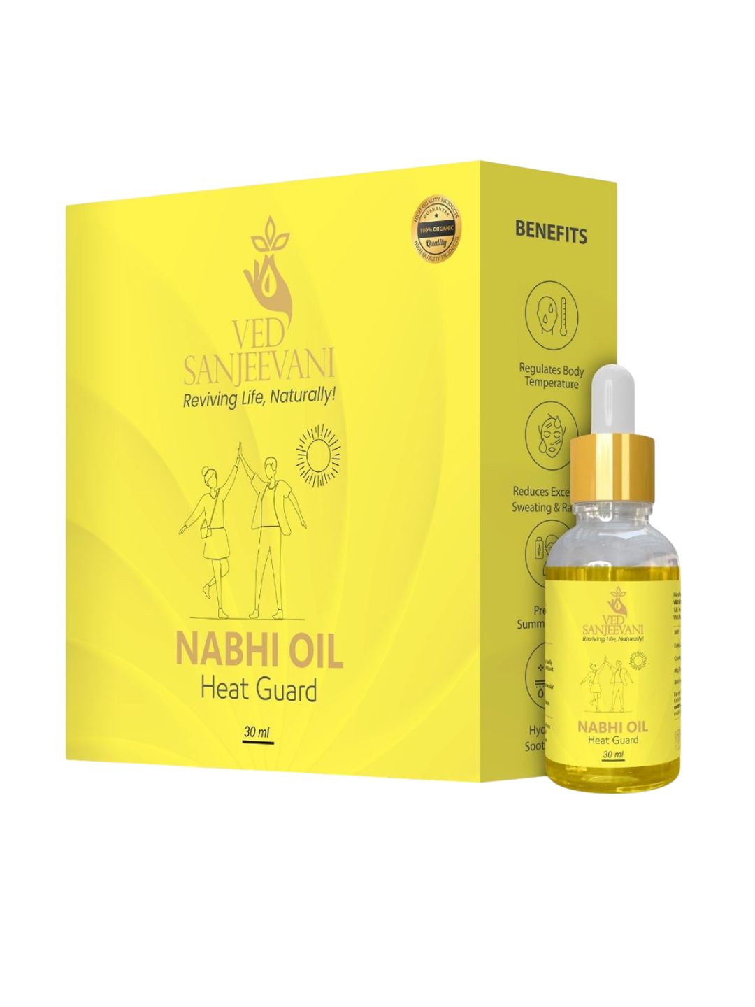 Ved Sanjeevani Heat Guard Nabhi Oil  Grab2Buy Ved Sanjeevani Grab2Buy