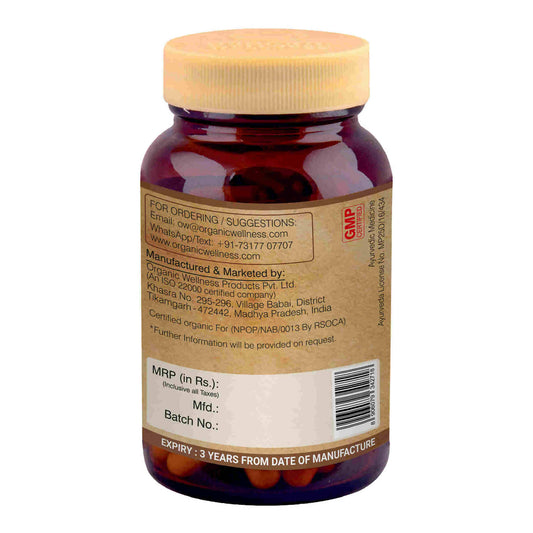 Organic Wellness Bhringraj Vegetarian Capsules - Grab2buy