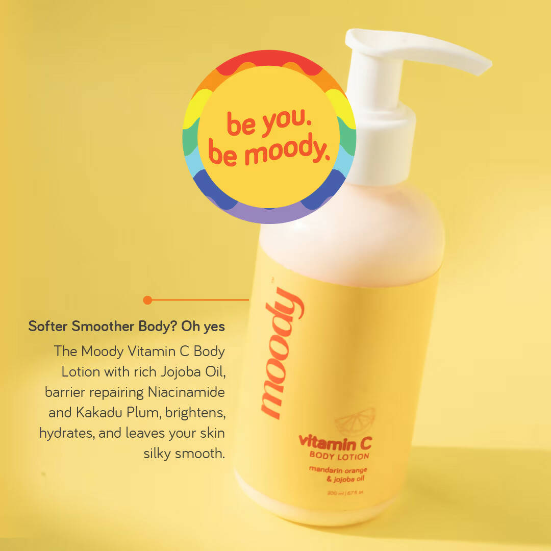 Moody Vitamin C Body Lotion with Mandarin Orange & Jojoba Oil 