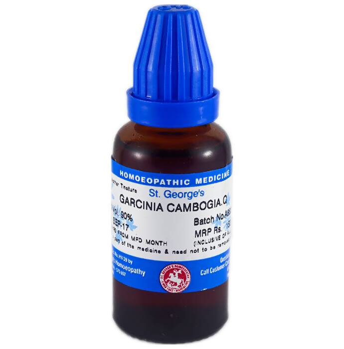 St. George's Homeopathy Garcinia Cambogia Mother Tincture Q - Grab2buy